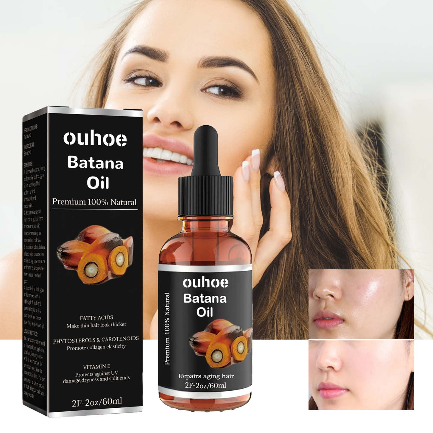 Batana Hair Oil – Anti-Hair Loss & Deep Moisturizing Treatment