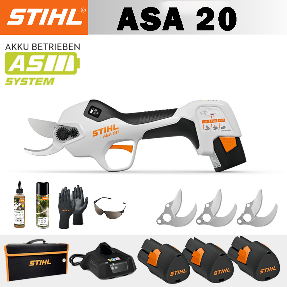 【STIHL】 Foarfecă de tăiat cu baterie litiu ASA 20