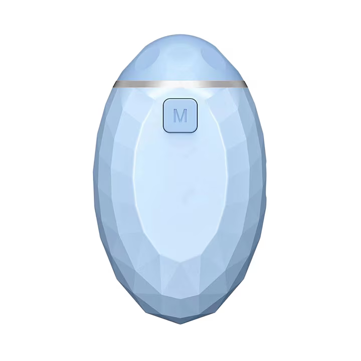 Dispozitiv inteligent de stimulare a somnului, GlowforHome, pentru adulti, aparat portabil de mana, micro-curent, anti insomnie, ajutor pentru dormit, ameliorarea anxietatii, stimularea pulsului, incarcare USB, bleu