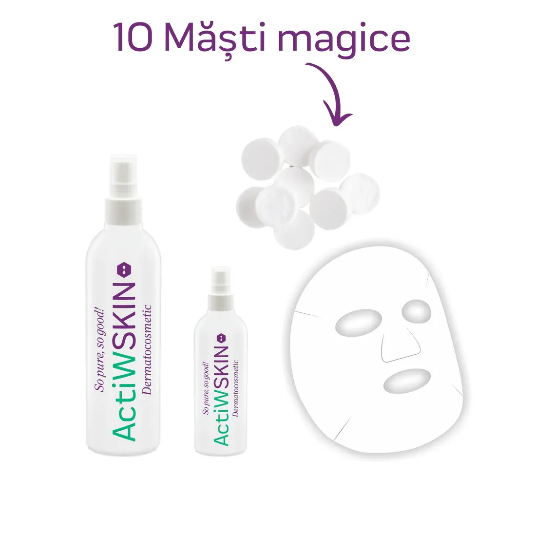 ActiW SKIN - PENTRU ACNEE - Pachet mic - Tratament 12-15 zile