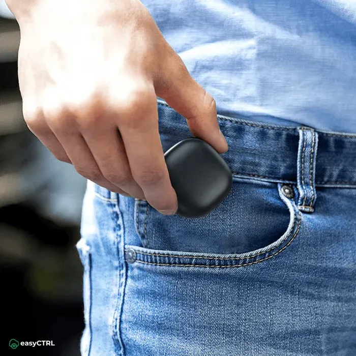 Inel Inteligent, Bluetooth, Cutie Incarcare Wireless, Monitorizeaza Pulsul, Oxigenul din Sange, Somnul, Calorii, Impermeabil IP68, Gold, easyCTRL®