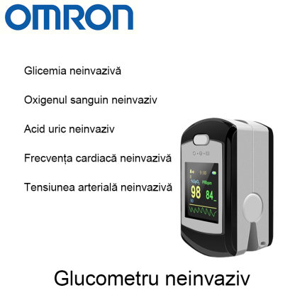 Medidor de glucosa en sangre no invasivo Omron (medición de 5 segundos/99% de precisión)