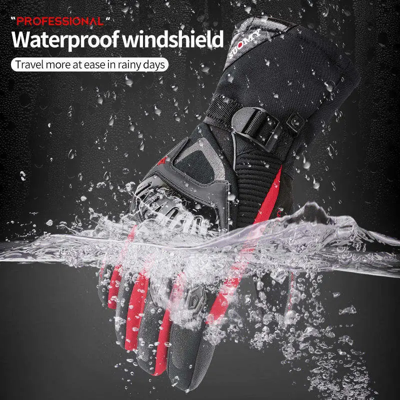 🔥Reducere pe timp limitat🧤 Mănuși izolate impermeabile pentru motociclete, din piele naturală