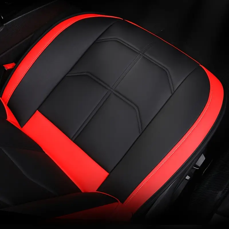 🔥🔥(Se vând 3000 de bucăți) Husă pentru scaun auto din piele PU personalizată premium - Se potrivește tuturor mașinilor, sedanelor, SUV-urilor, furgonetelor și camioanelor!