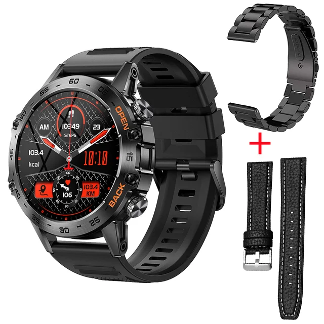 🎊Promoție la jumătate de preț pe durată limitată🎊Ceas smartwatch ALTY DELTA Military Design-Cu curea personalizata