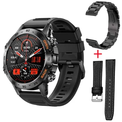 🎊Promoție la jumătate de preț pe durată limitată🎊Ceas smartwatch ALTY DELTA Military Design-Cu curea personalizata