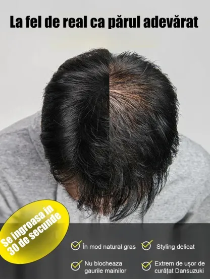 Pudră densă de fibre de păr