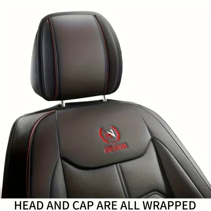🔥🔥(Se vând 3000 de bucăți) Husă pentru scaun auto din piele PU personalizată premium - Se potrivește tuturor mașinilor, sedanelor, SUV-urilor, furgonetelor și camioanelor!
