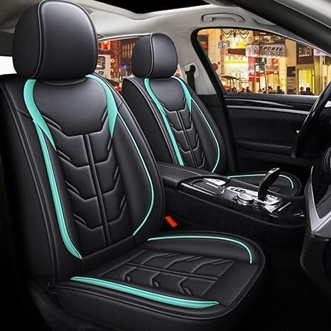 URINOVET GM 2017, 2018 Husă scaun auto 5 scaune față și spate Husă scaun piele impermeabilă și rezistentă la uzură (set complet de cafea cu perne)