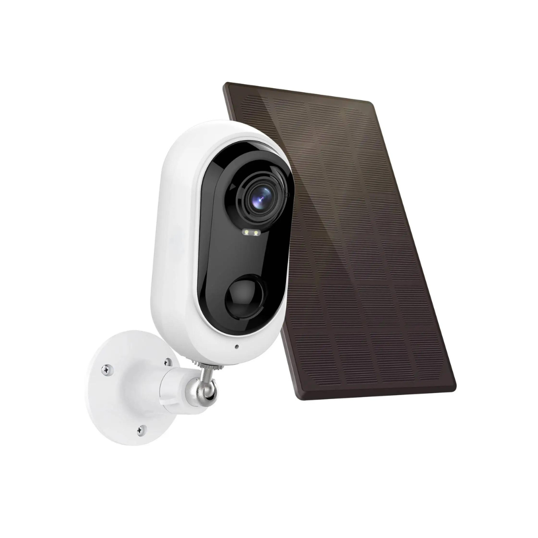 Camera de Supraveghere cu Panou Solar WIFI. 4 MP WISTINO. Detectare miscare. Vedere Nocturna. Rezistenta la Apa