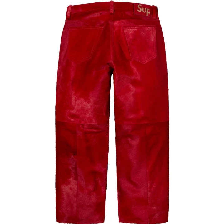 Ponyhair Loose rit 5-Pocket Jean