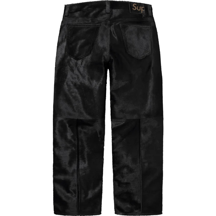 Ponyhair Loose rit 5-Pocket Jean