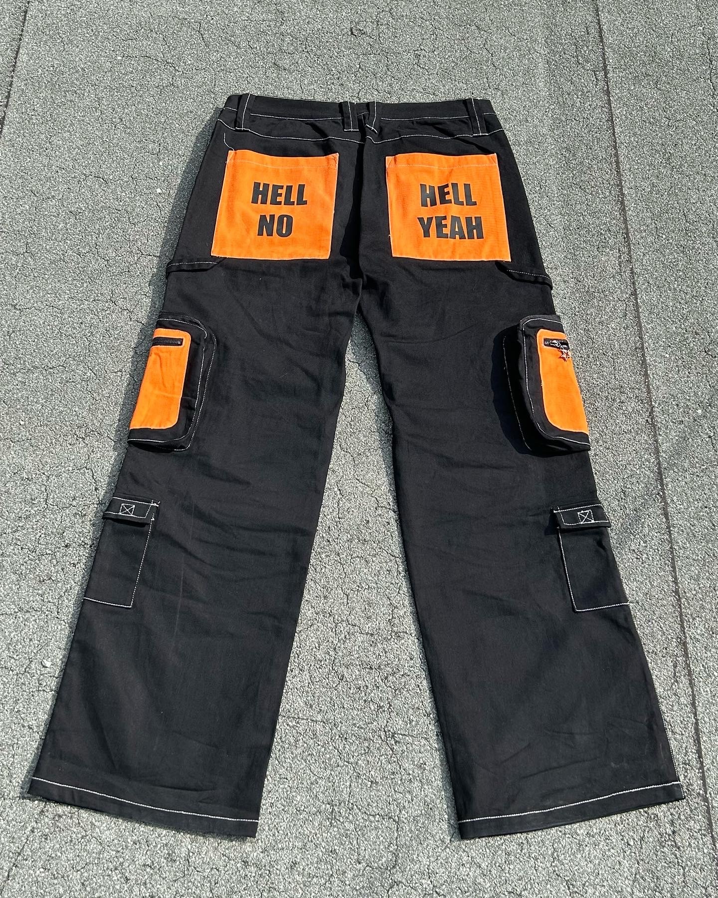 “Blade Masters” Cargo Pants Black