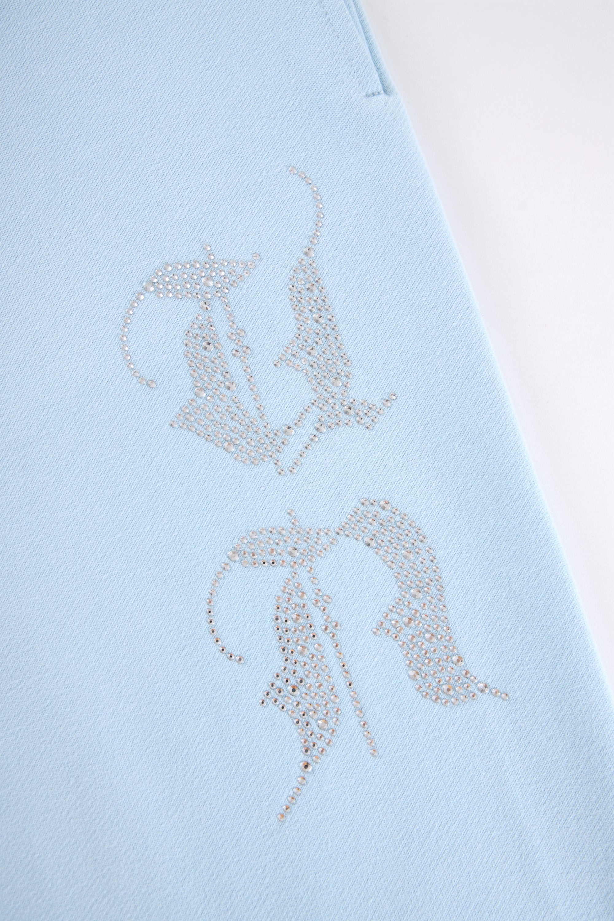 BABY BLUE RHINESTONE JOGGER