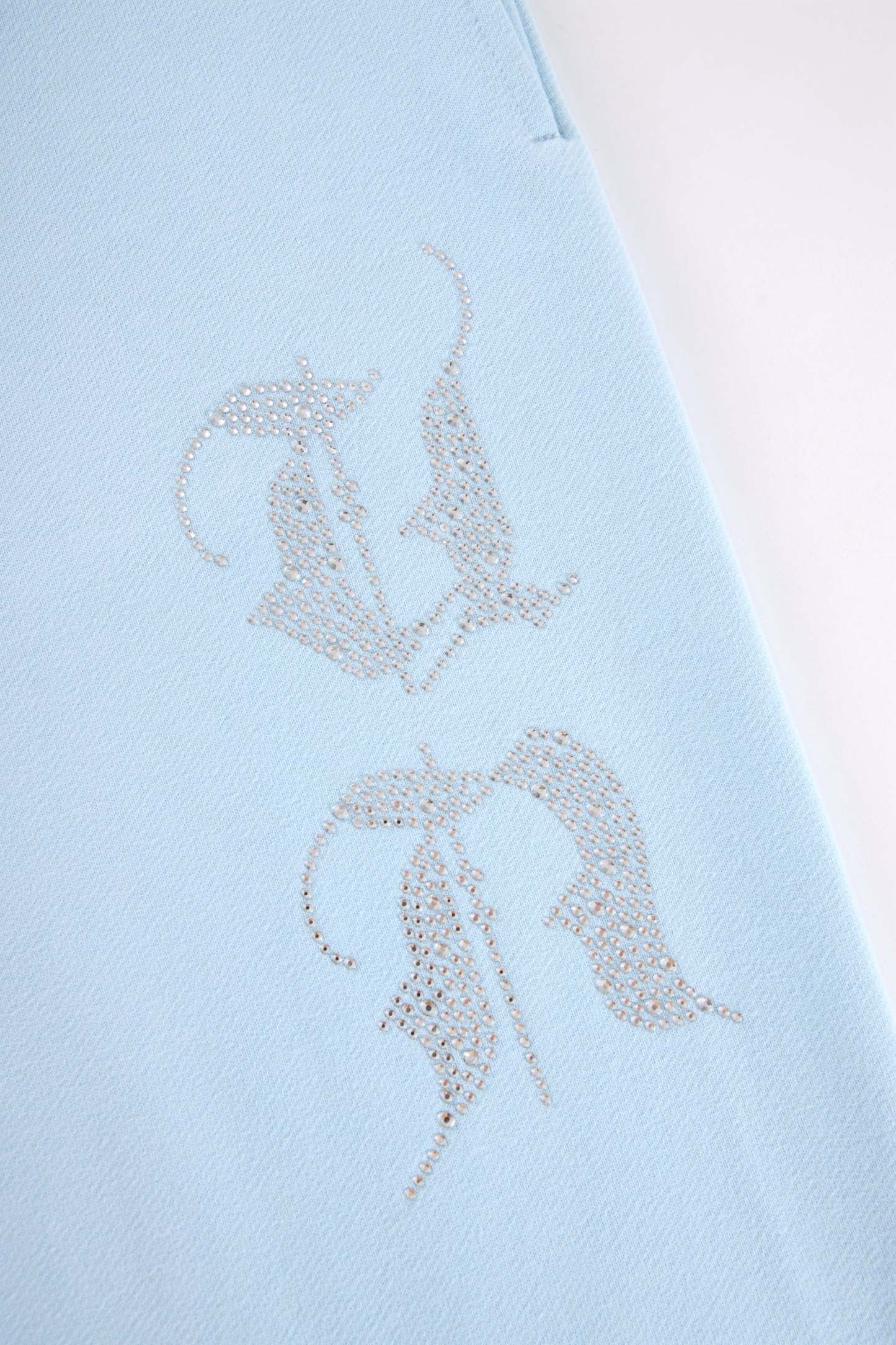 BABY BLUE RHINESTONE JOGGER