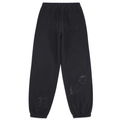 BLACKOUT WRAP EMBROIDERY JOGGERS