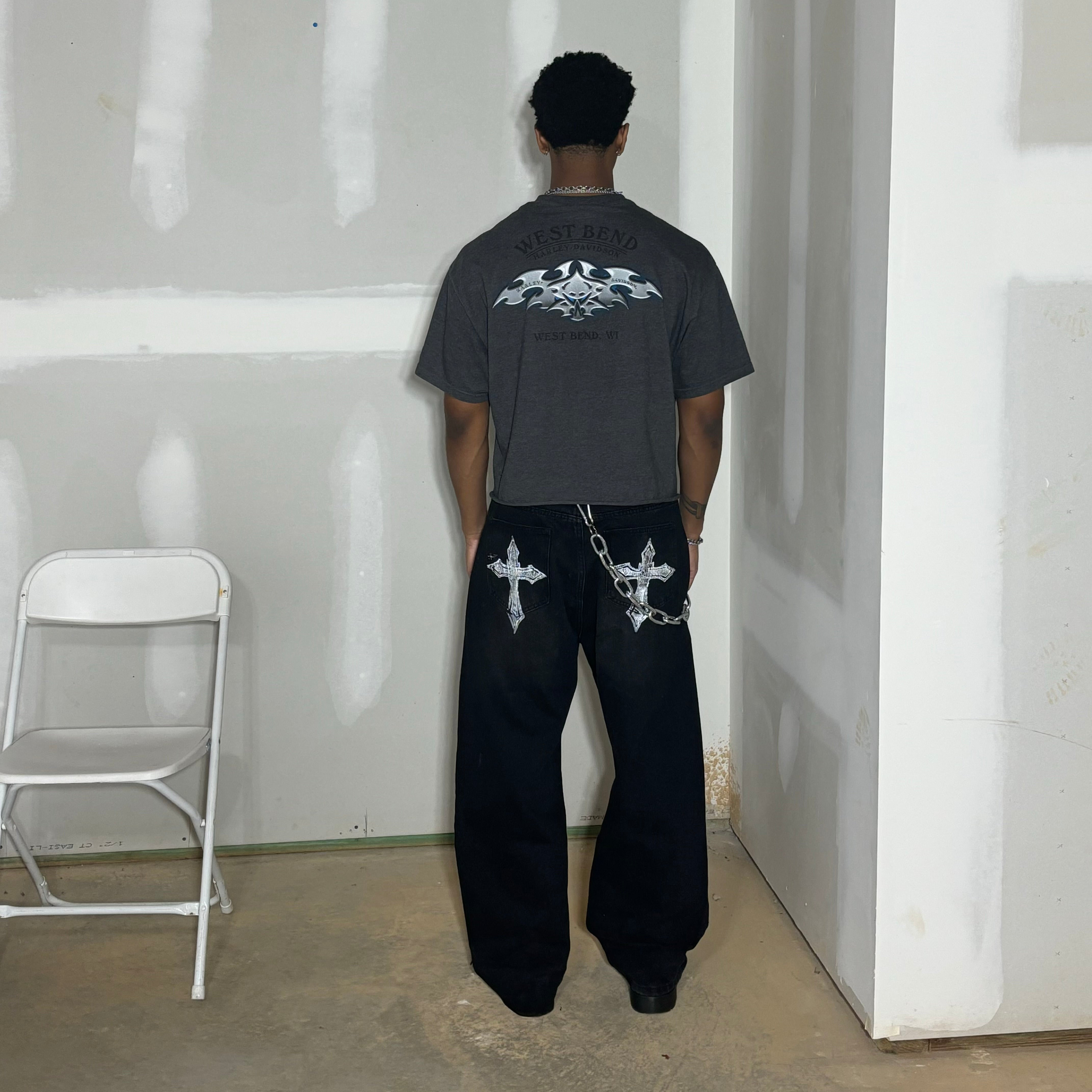   Baggy double cross  Jeans