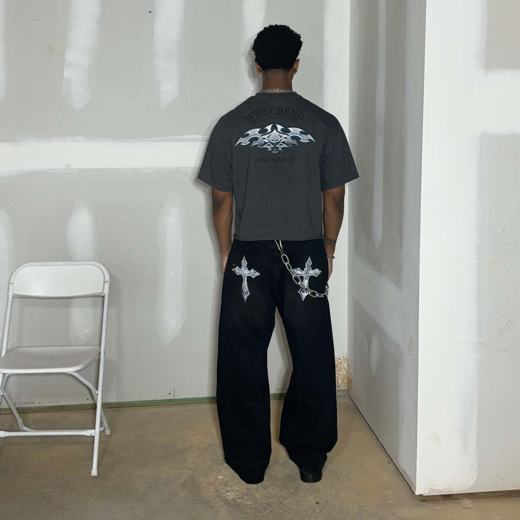   Baggy double cross  Jeans