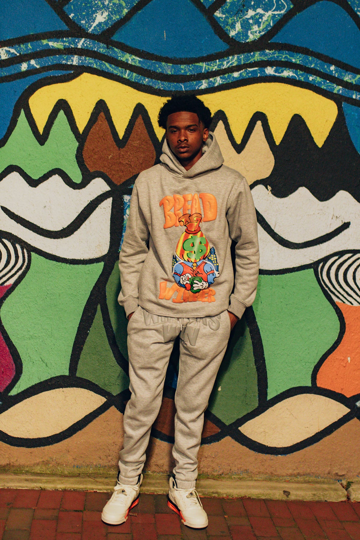 Grey “WINNERS WIN” Sweatsuit