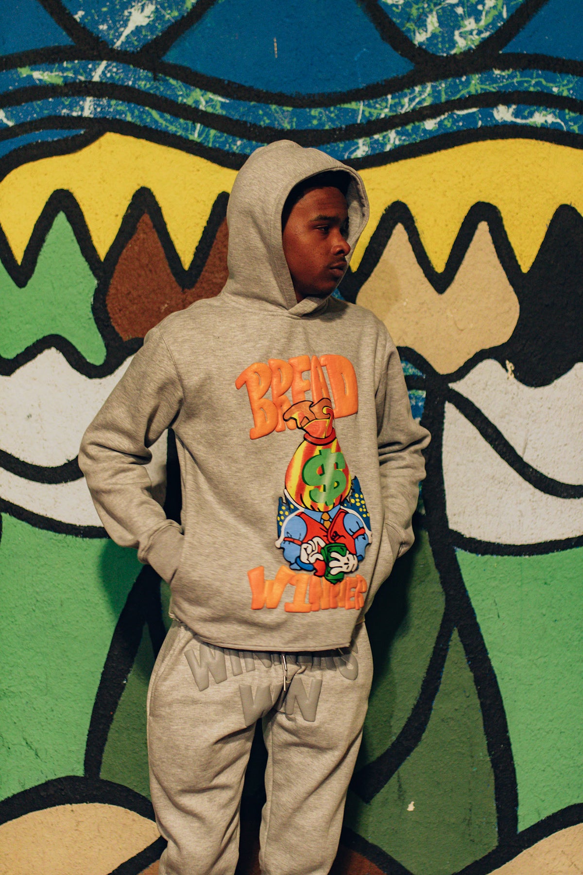 Grey “WINNERS WIN” Sweatsuit