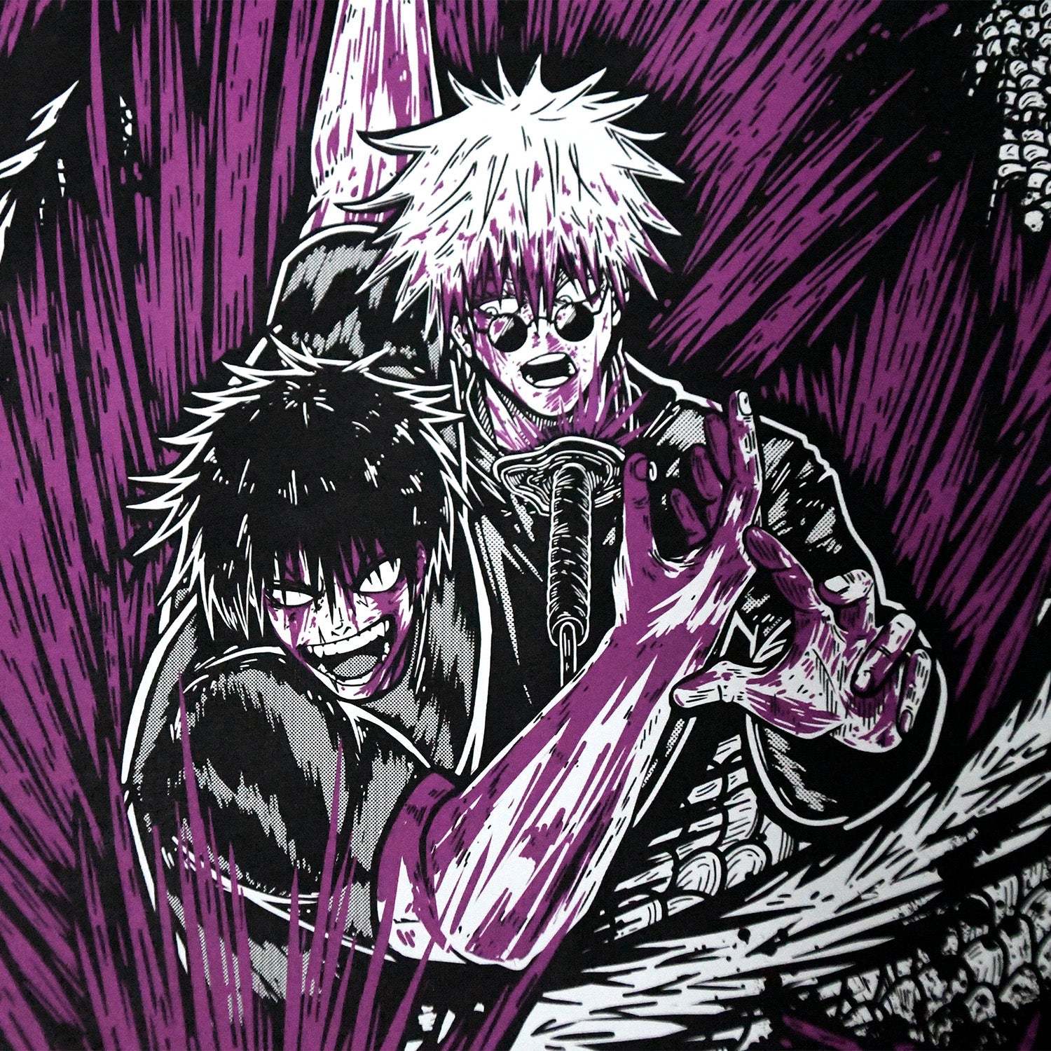 Sorcerer Killer Toji Zenin Oversized T-shirt V2.