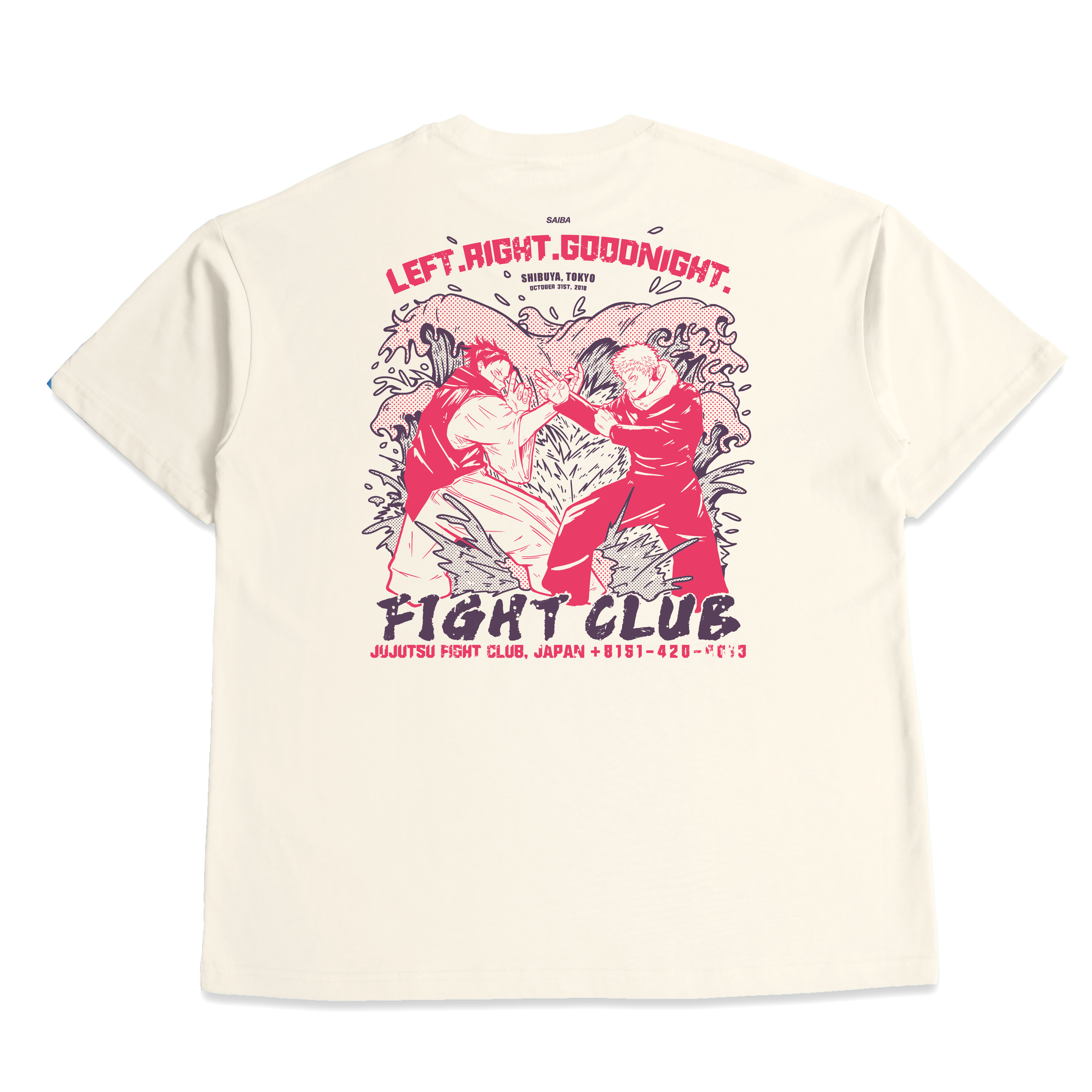 Left Right Goodnight Itadori Yuji Oversized T-shirt