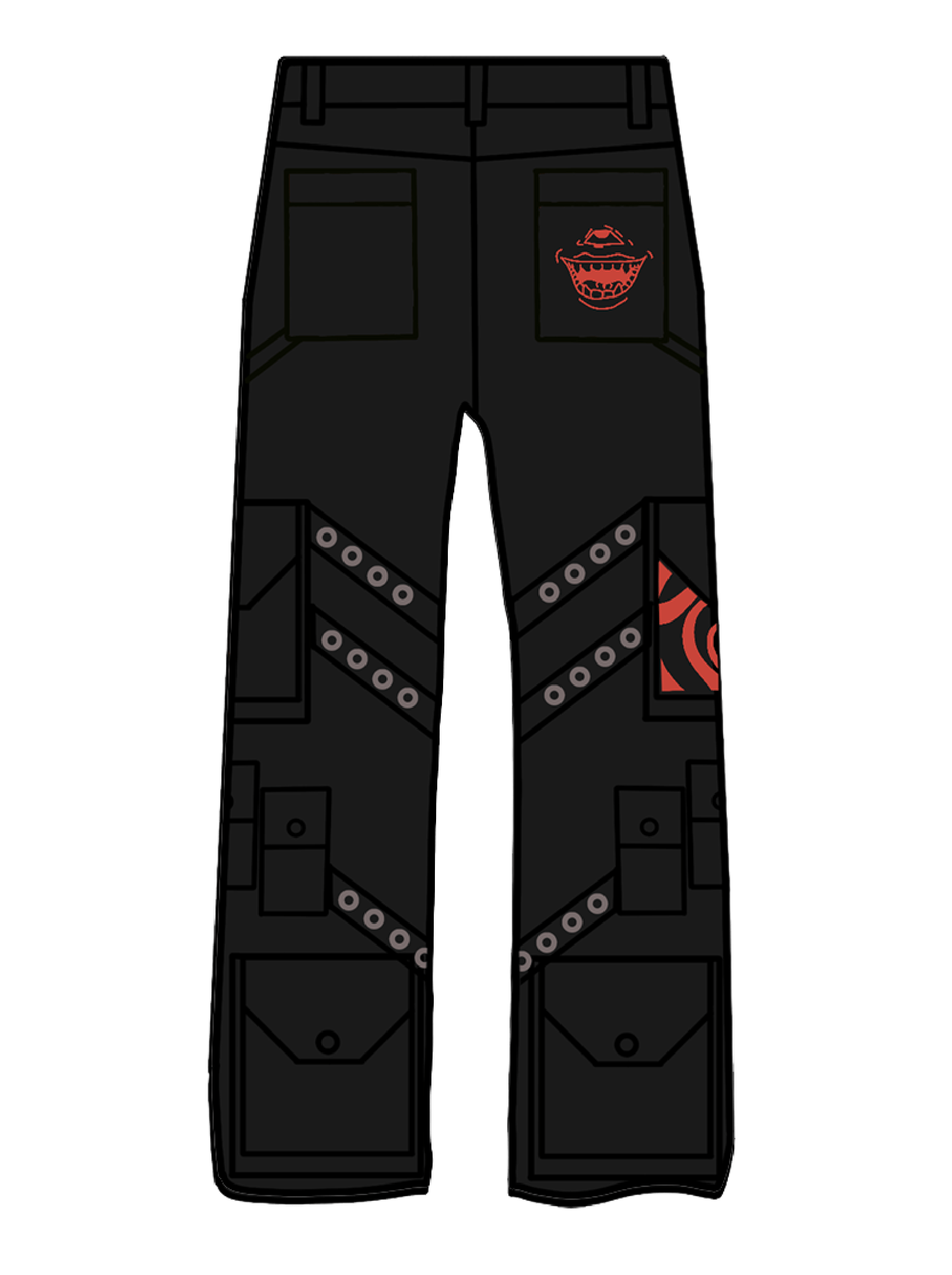 “Cursed Energy” Cargo Pants