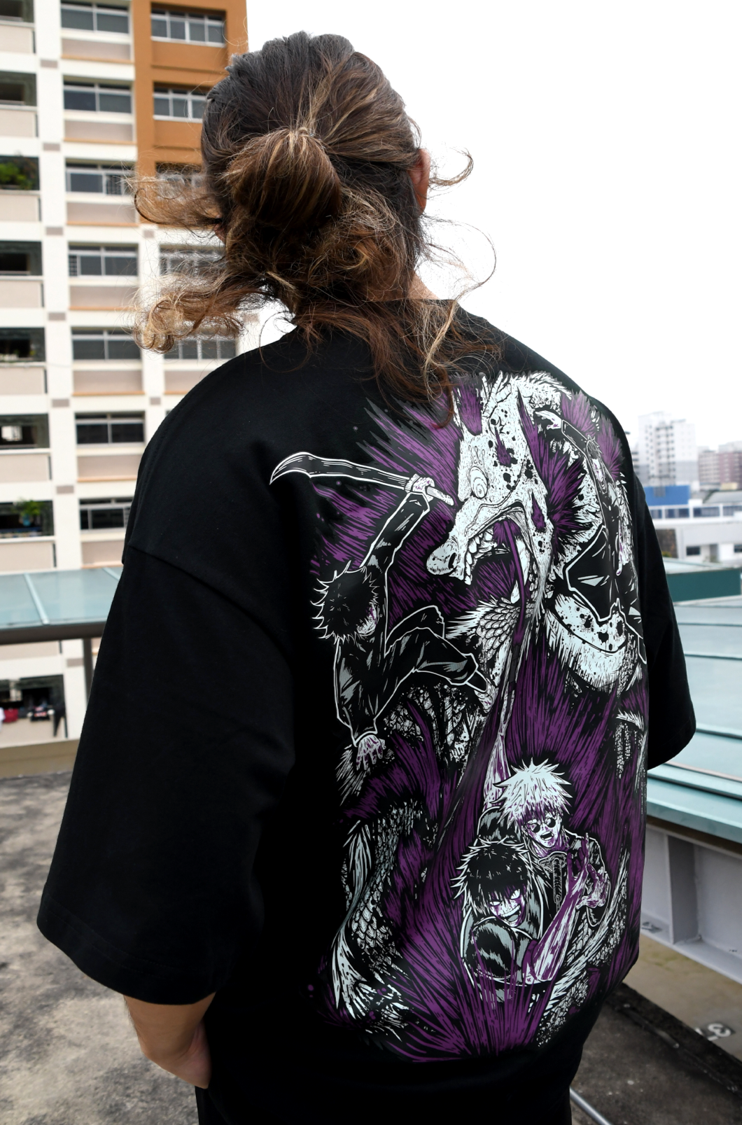 Sorcerer Killer Toji Zenin Oversized T-shirt V2.