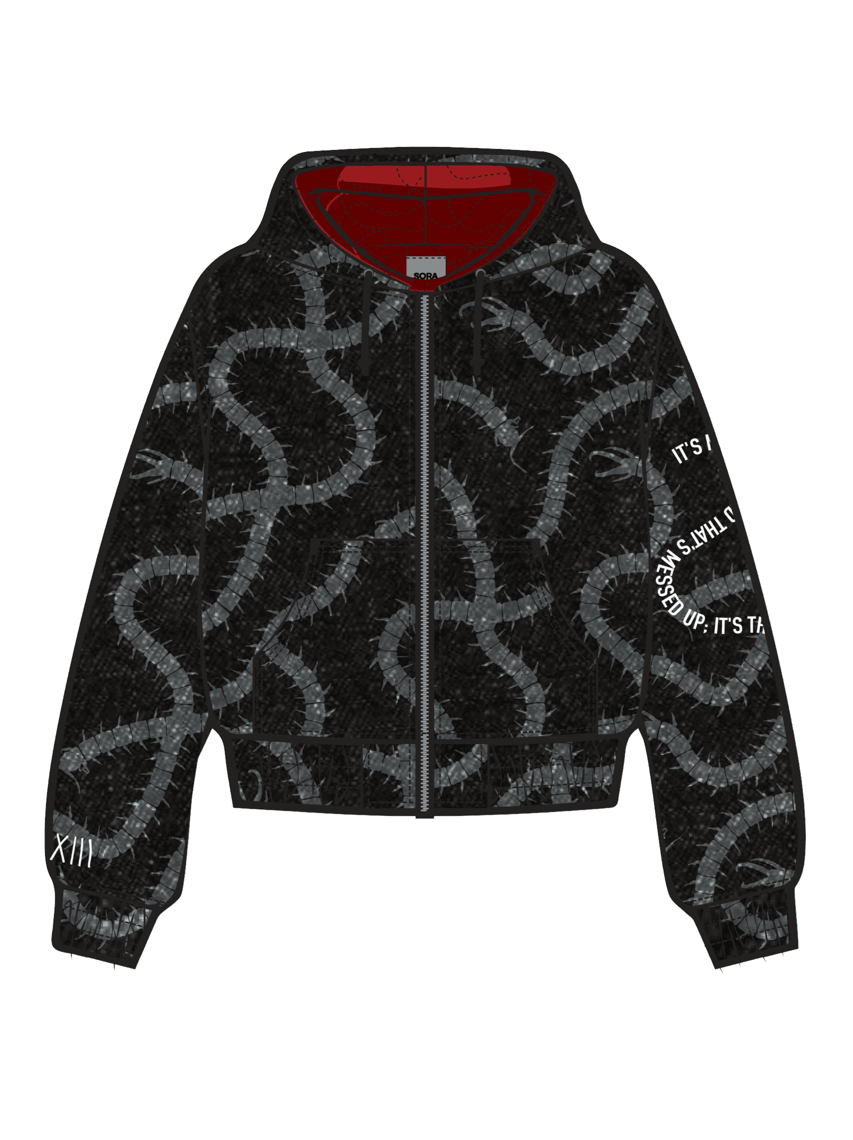 “Phobia” Jacket Black