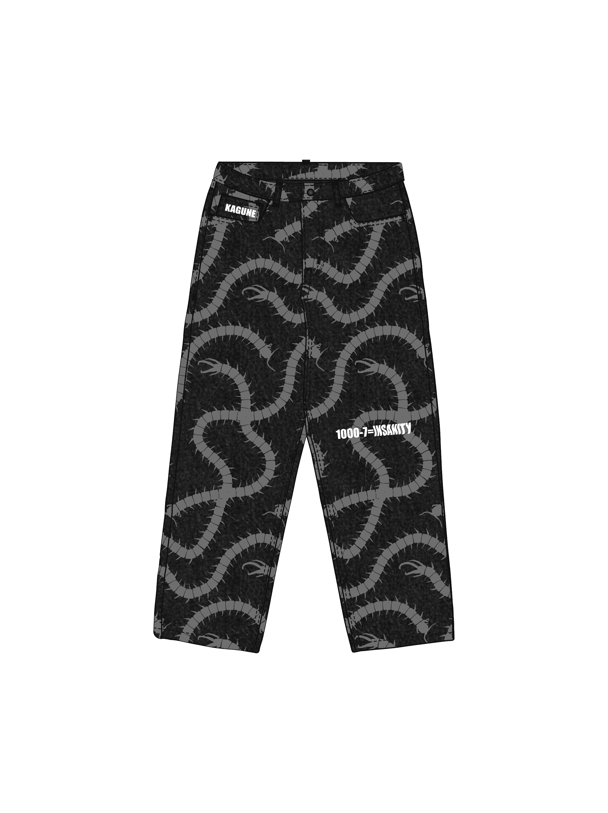 “Phobia” Jeans Black