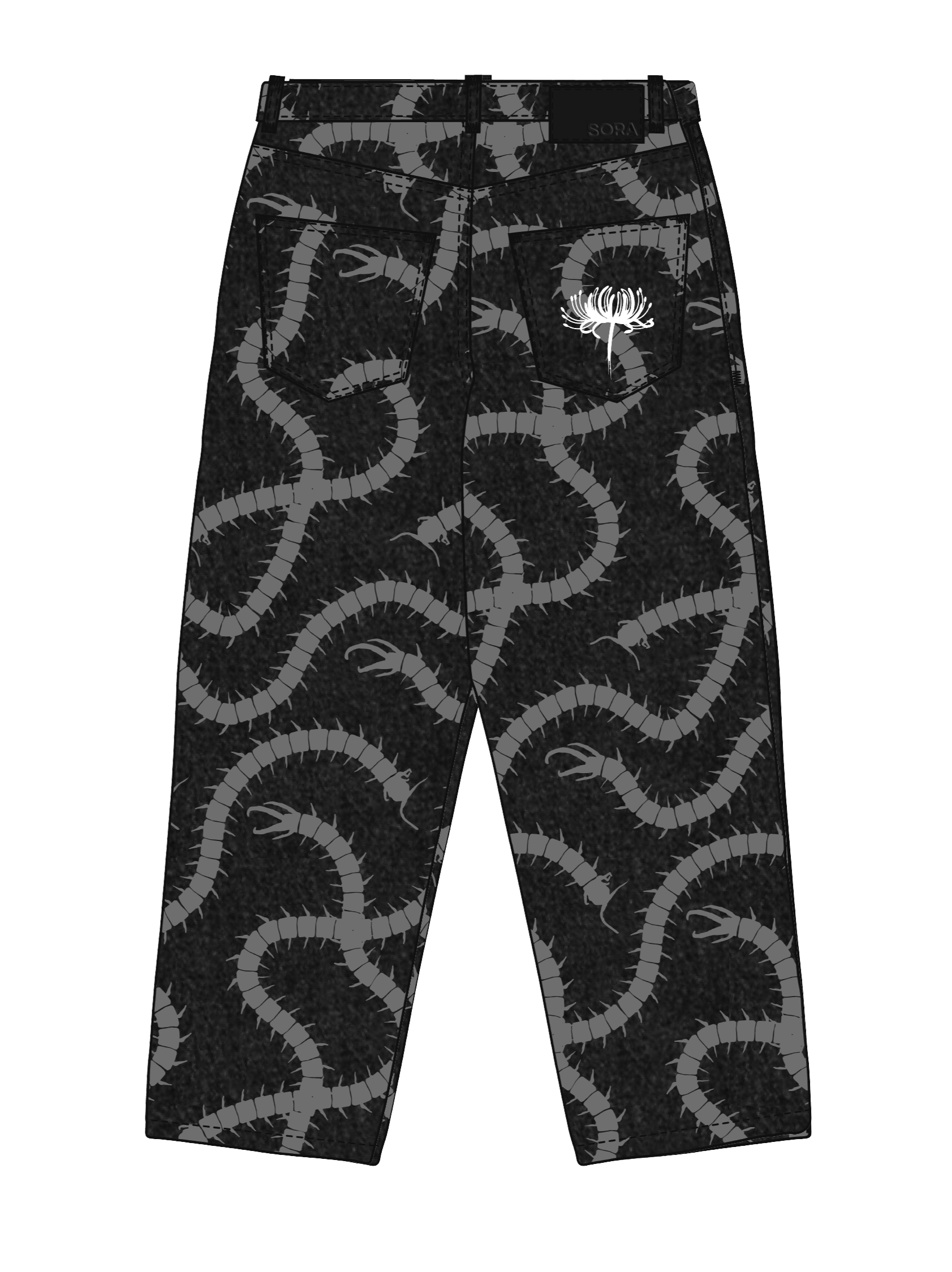 “Phobia” Jeans Black