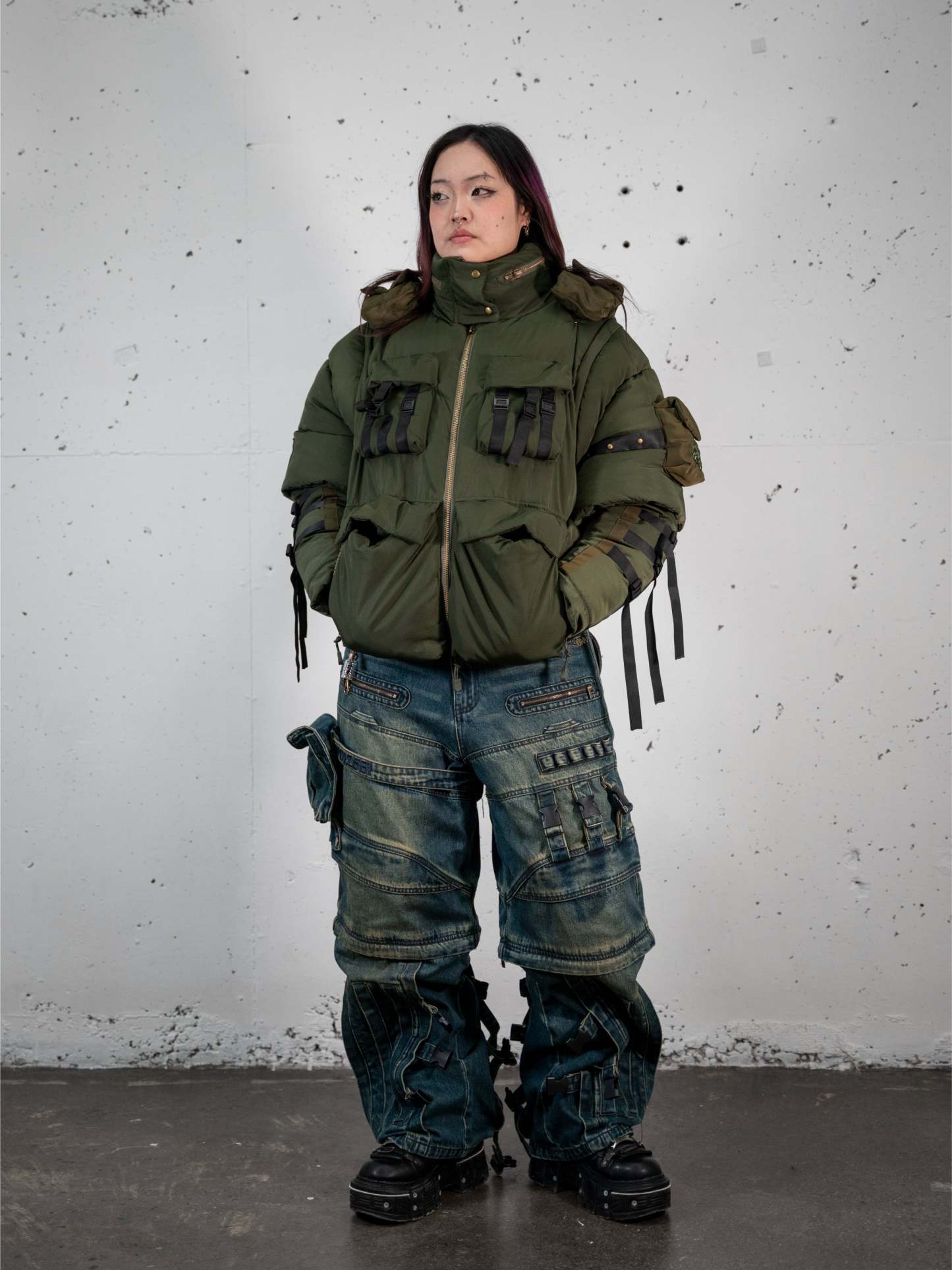 "NINJA”  Puffer Jacket