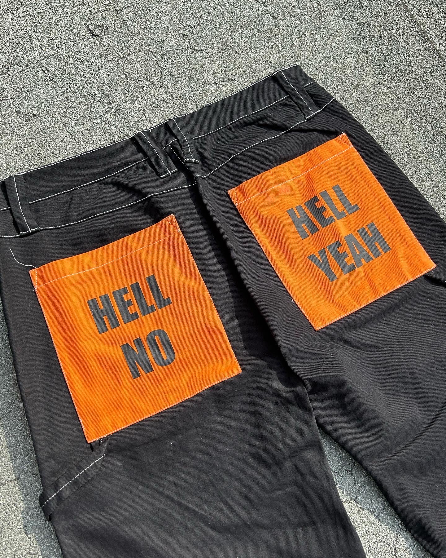 “Blade Masters” Cargo Pants Black