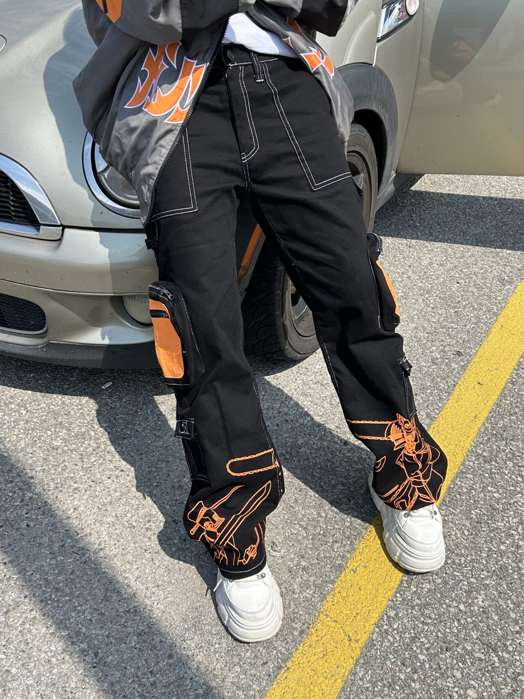 “Blade Masters” Cargo Pants Black