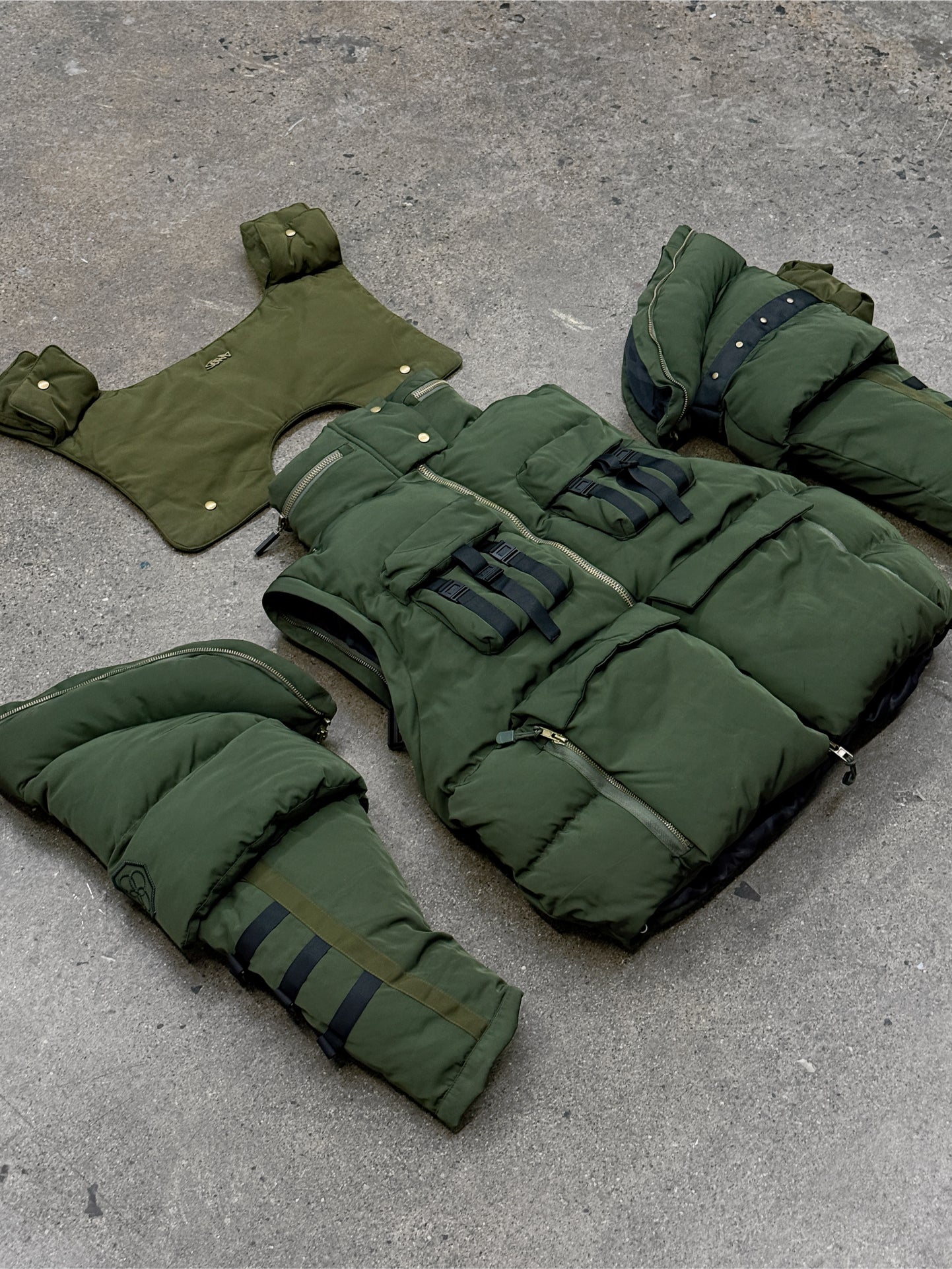 "NINJA”  Puffer Jacket