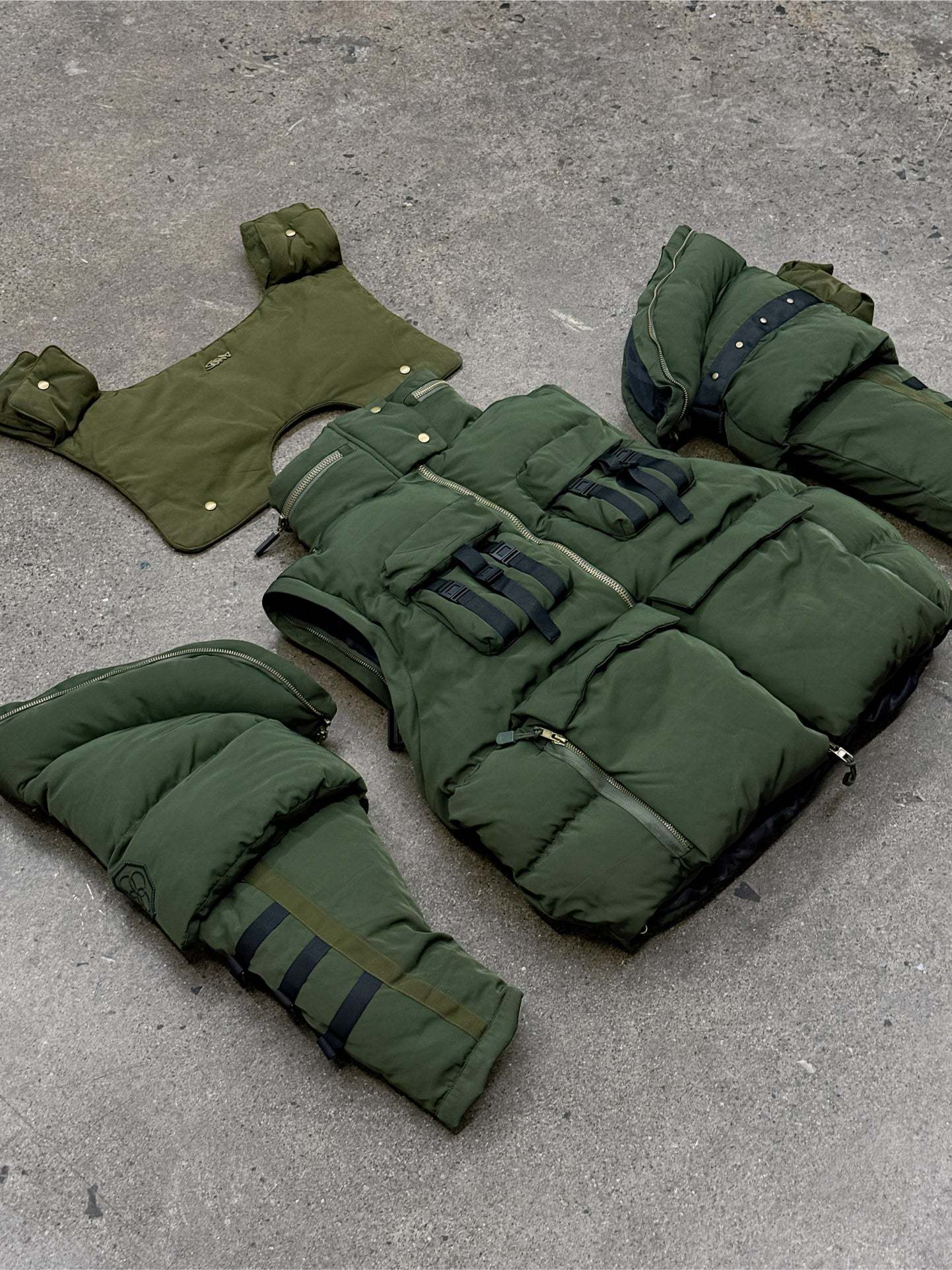 "NINJA”  Puffer Jacket