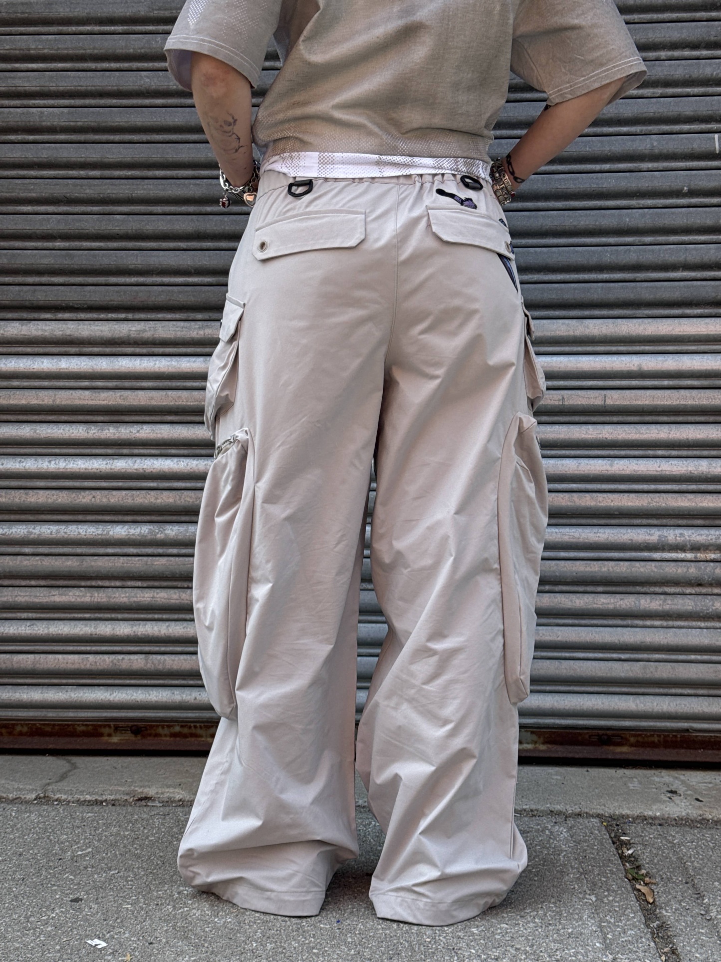"CURSED" Parachute Pants