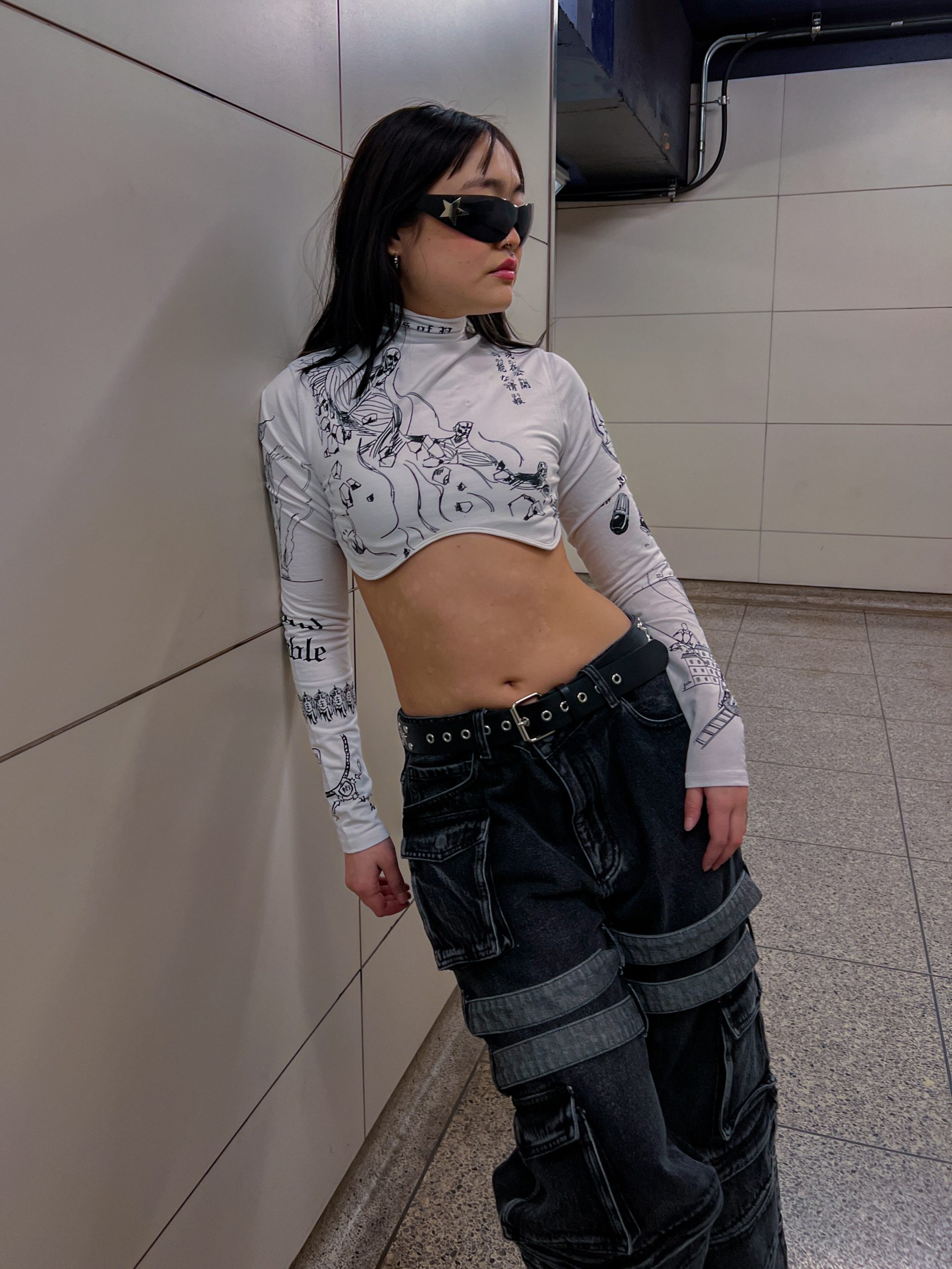 “Battlefield” Crop Top