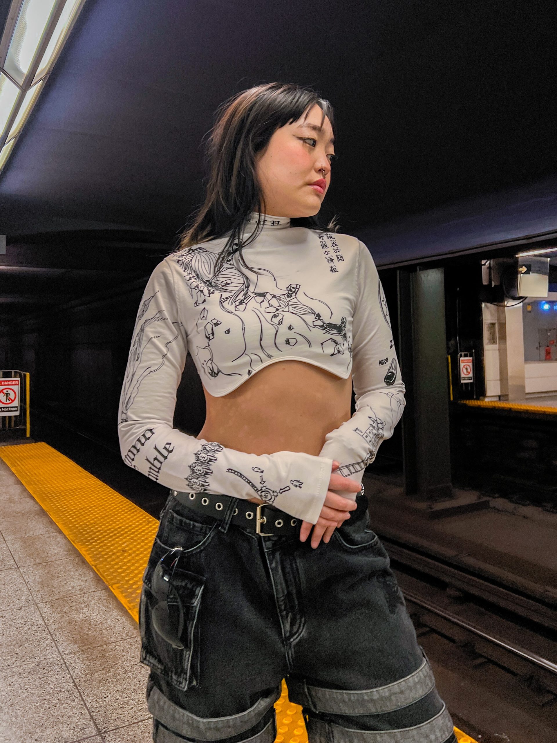 “Battlefield” Crop Top