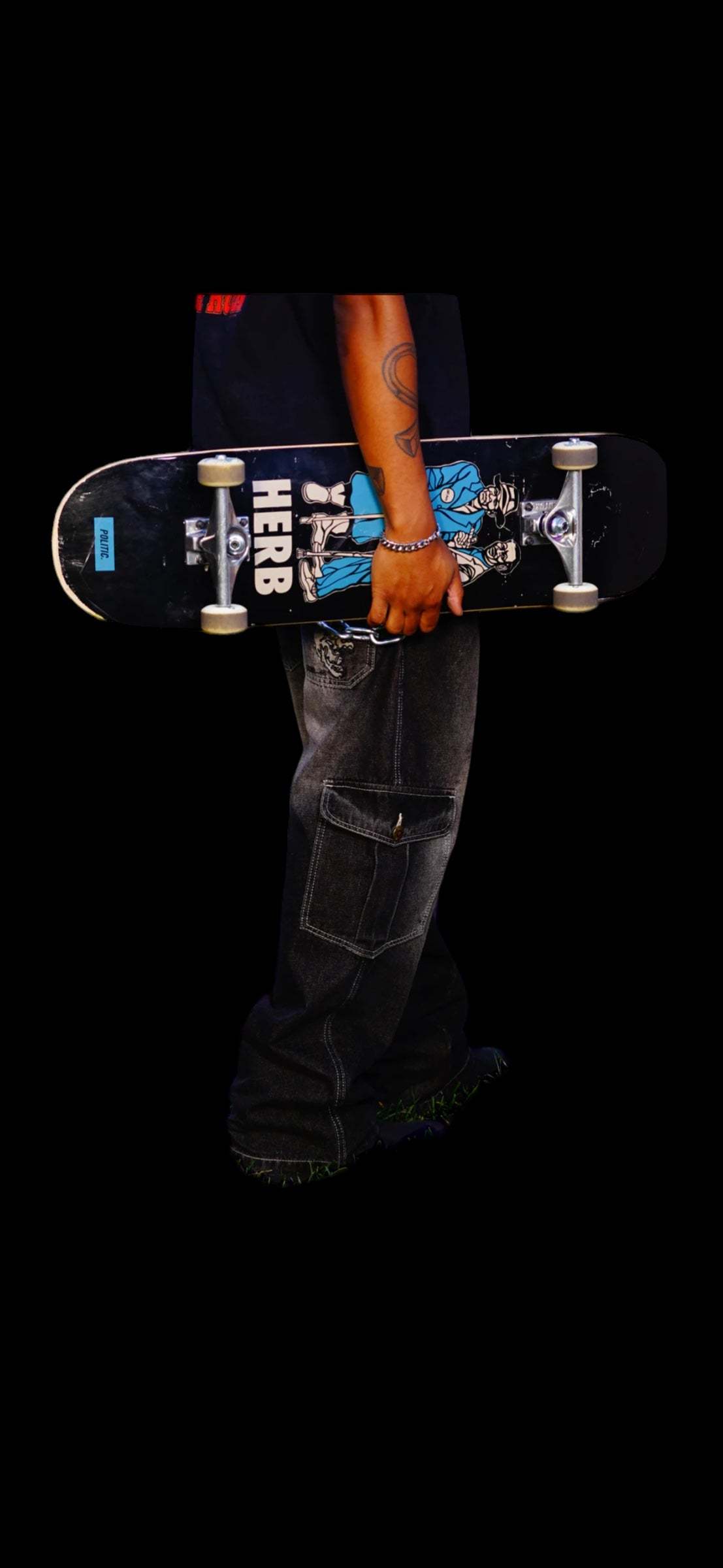  baggy skull jeans