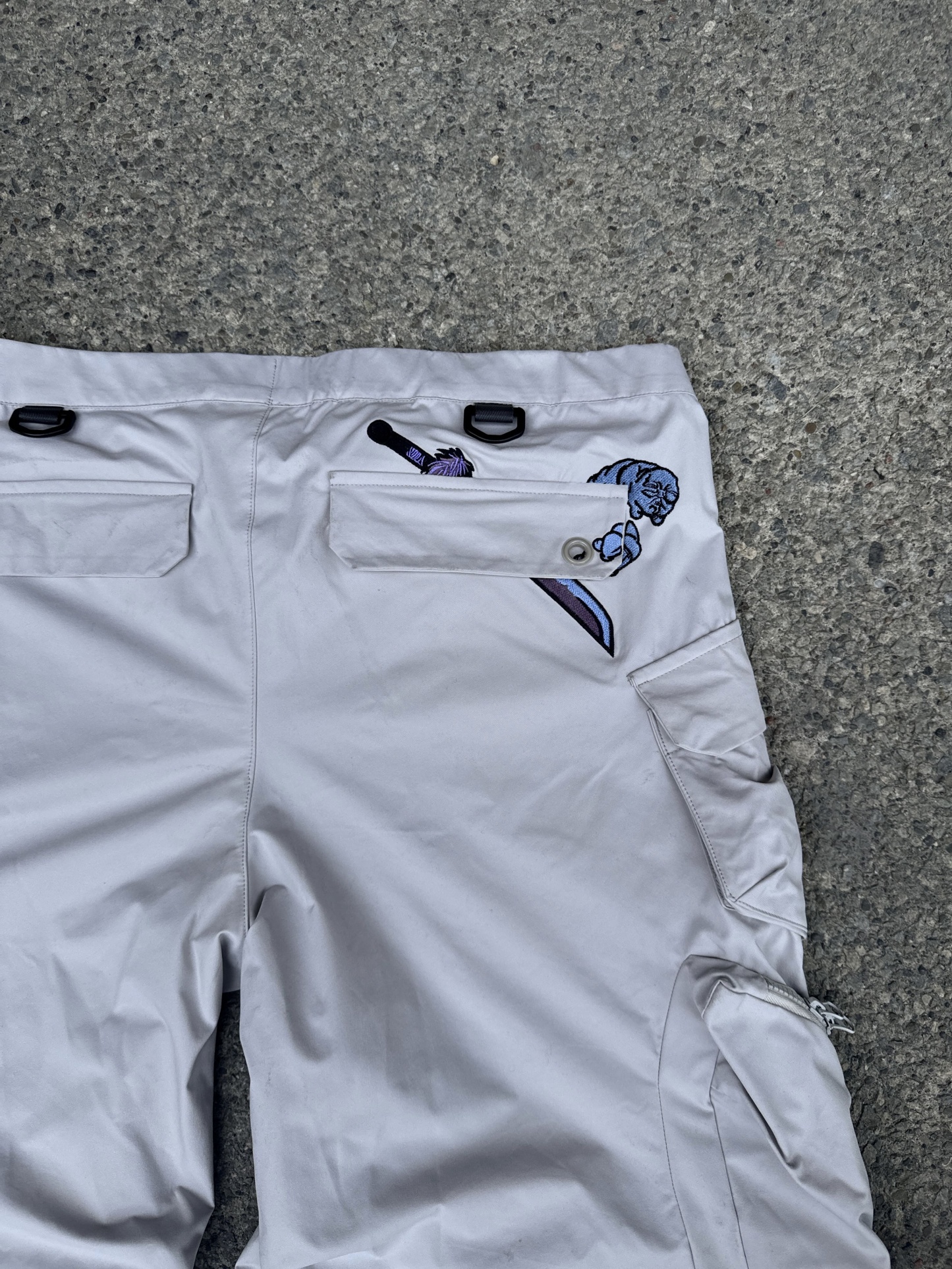 "CURSED" Parachute Pants