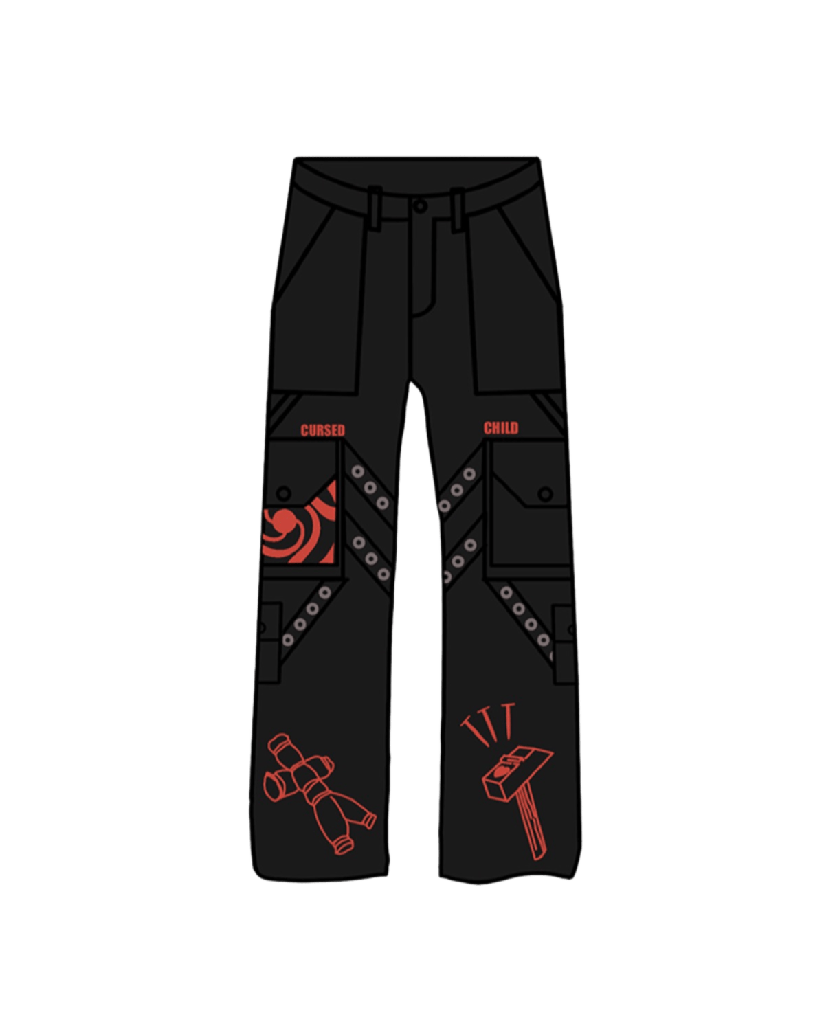 “Cursed Energy” Cargo Pants