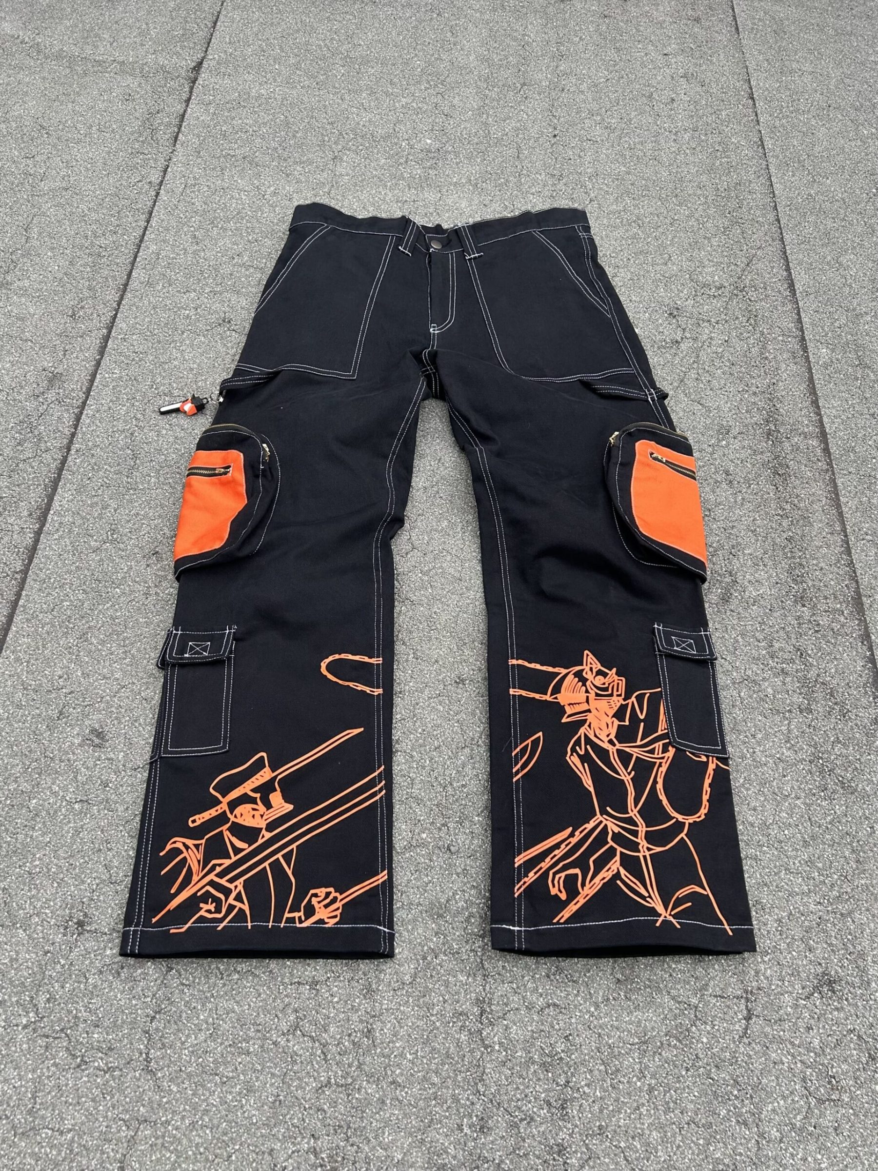 “Blade Masters” Cargo Pants Black