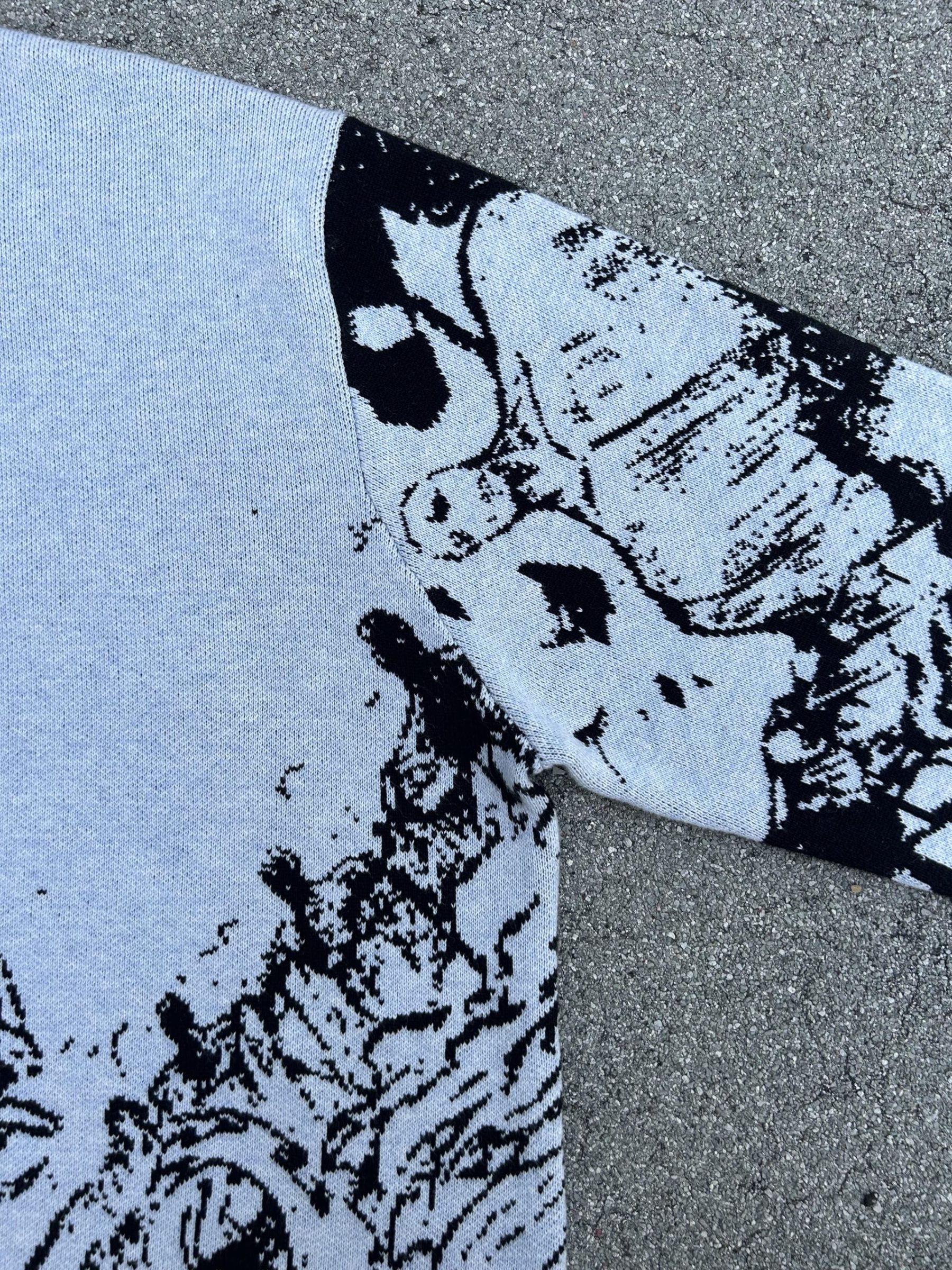 “Rumbling” Knit Gray