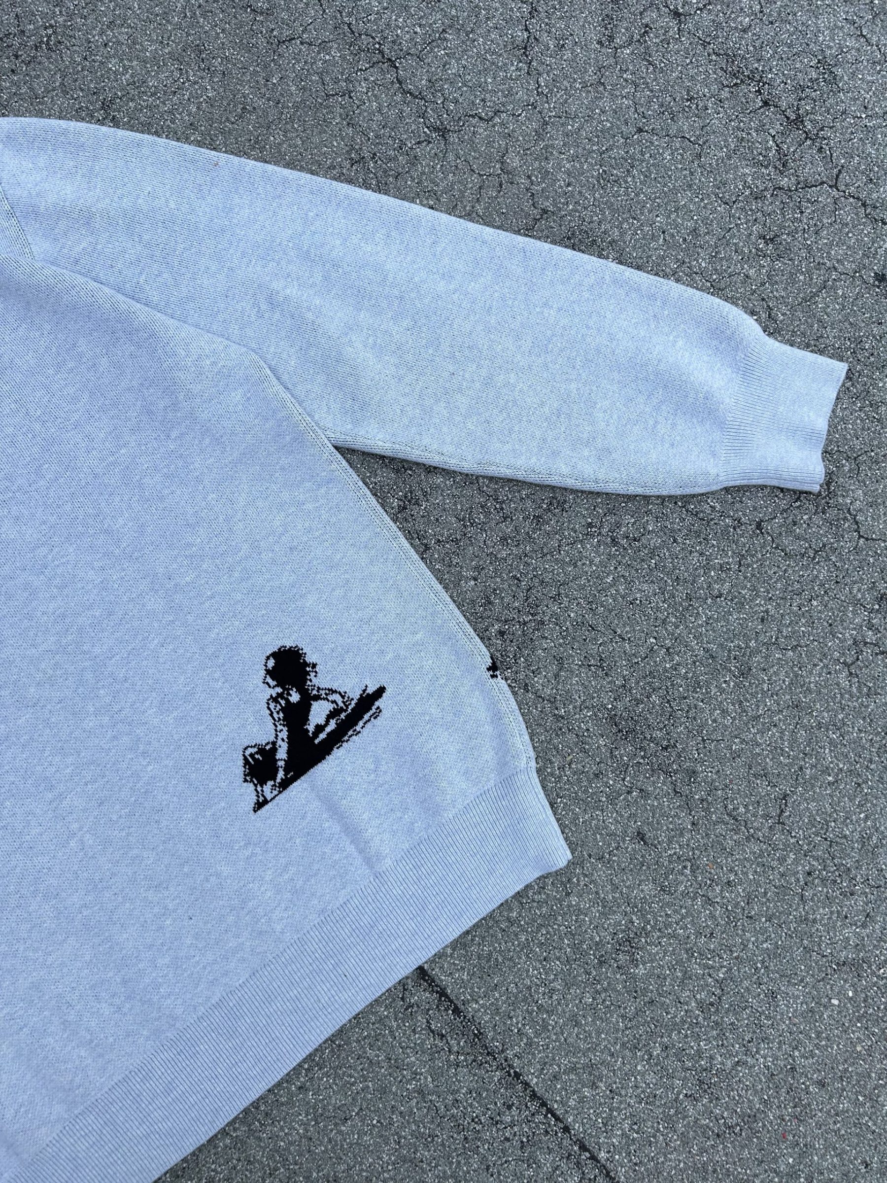 “Rumbling” Knit Gray