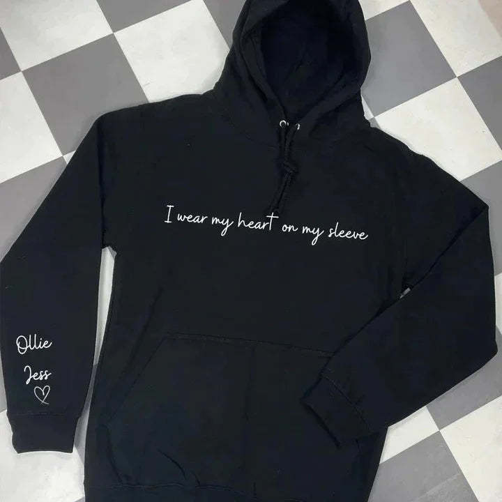 I wear my heart on my sleeve, T-shirt,Sweatshirt,Hoodie