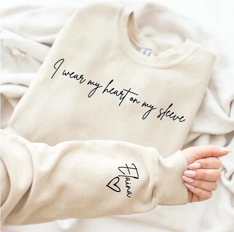 I wear my heart on my sleeve, T-shirt,Sweatshirt,Hoodie