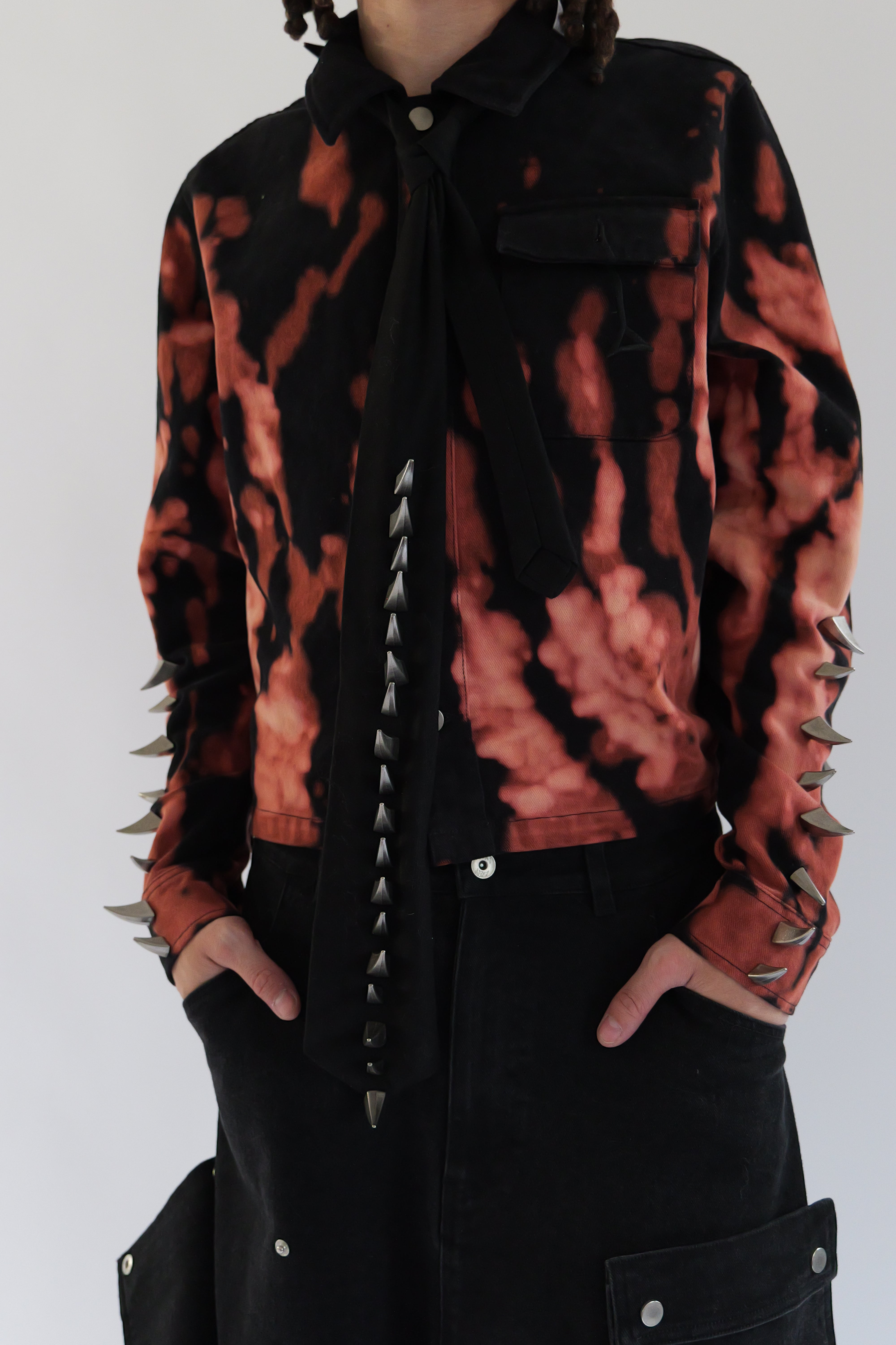 Bleached Spike Jacket