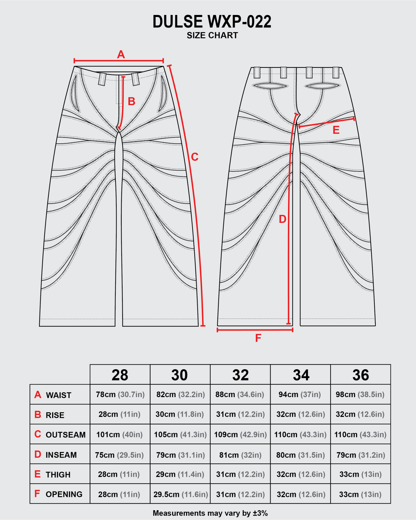  WXP-022 Pants