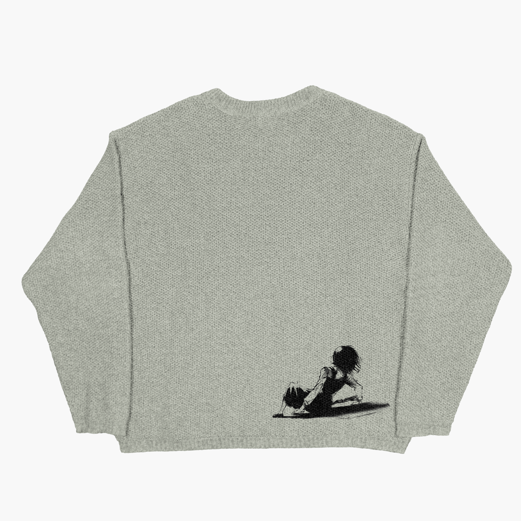 “Rumbling” Knit Gray